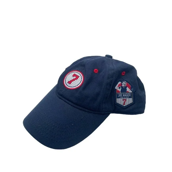 Minnesota Twins Hat Joe Mauer Retirement Blue Red Strapback MLB Cap - Picture 1 of 7
